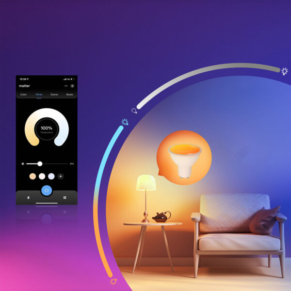 Smart Spotlight GU10 - Image 2