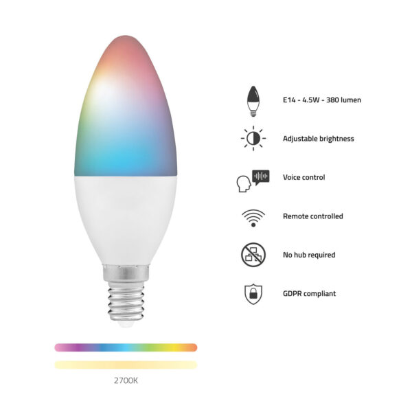 Smart WiFi Bulb E14 - Image 3
